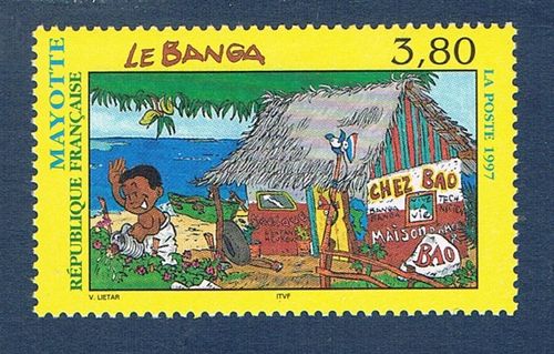 Timbre Mayotte 1997 N°45 Neuf Le Banga
