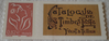 Timbre avec grande vignette Logo privé Yvert & Tellier