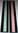 Timbres roulettes  bandes de 11x 2 = 22 T.P avec quatre  N° rouge  au verso, Type Sabine  Réf: 69 / 70 = 2 bandes non dentelées verticalement.
