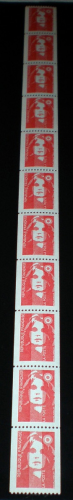 Timbres roulettes bandes de 11 timbres