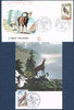 Carte postale + Enveloppe historique le Mouflon méditerranéen