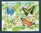 Timbre Mayotte  N° 154 à 157  les papillons