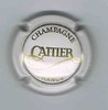 Capsule champagne Cattier France blanc-or