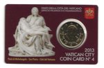 Pièce 2013 Vatican coin card N°4 à l'effigie Benoit XVI