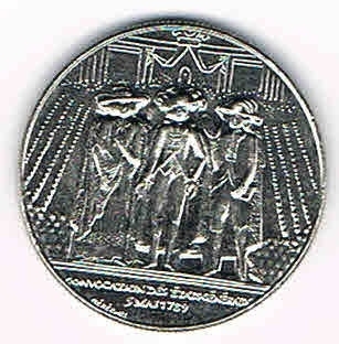 Pièce 1 Franc commémorative année 1989 type  états Généraux.