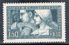 Timbre poste Franceannée 1928 T.P. 1f.50+8f.50 bleu, N° 252a Etat II neuf**,  gomme d'origine.