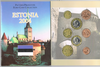 Coffret Euro coin prototype Estonie 2004 Série 8 pièces PROMO