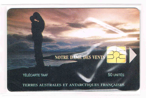 TAAF, Télécarte neuve de qualité luxe, Réf Phonecote volume 2 - N° TAAF 14 , désignation albatros fuligineux, logo Moreno rapproché.