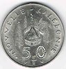 Monnaie de Nouvelle-Calédonie type 50 Francs année 1972, pièce de qualité TTB, livrée sous capsule.