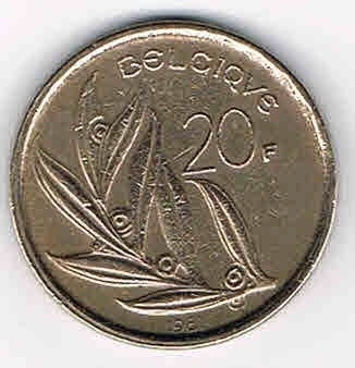 Pièce de Belgique, portrait du Roi Baudouin année 1981, monnaie de qualité TTB, pièce livrée sous capsule.