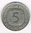 Pièce Allemagne de 5 pfennig, DeutscheMark , année 1991.F, monnaie de qualité TTB, pièce livrée sous capsule.