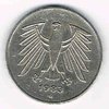 Pièce Allmagne de 5 pfennig Deutsche Mark, année 1983.G, monnaie de qualitée T.T.B. pièce livrée sous capsule .
