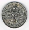 pièce de monnaie: Inde de deux shillings, date de frappe 1948, inscription: Georgivs VI, très belle pièce livrée sous capsule.