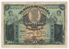 Billet de banque Espagne, valeur 50 pesetas, N° de contrôle 9, 072, 897, date de création Madrid, 15 Juillet 1907, type T.T.B, billet livré sous pochette. Lot Y 2.