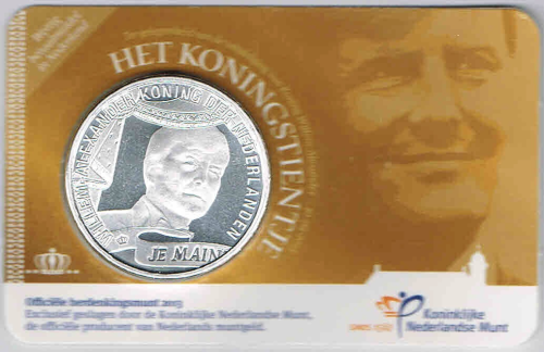 Pays-Bas CoinCard 2013 pièce 10 Euros Roi Willem-Alexander