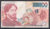 Billet banque nationale de Belgique, valeur en chiffres 100 Francs, type James Ensor 1860-1949, numéro de contrôle 1400G833857, état de conservation T.B. livré sous pochette.