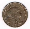 Pièce de France 5 centimes 1916 bronze, type Daniel-Dupuis, monnaie de qualité T.T.B. livrée sous pochette plastique.
