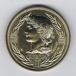Médaille souvenir ECU 1982 Europa Cérès sous capsule PROMO