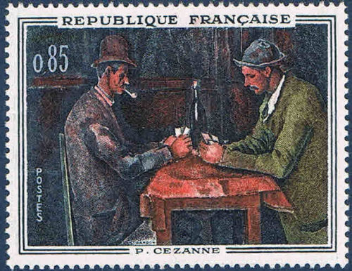 Timbre année 1961 de France N° 1321 Neuf** gomme d'origine, légende tableau peintre de P .Cézanne.
