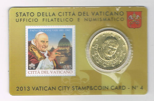 Vatican Coinard N°4 timbre Giovanni Jean Grande promotion