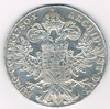 Pièce argent M-Theresia D.G. Autriche 1780 de 1 Thaler, Maria Theresia, frappe médaille, Inscription: ARCHID. AVST.DUX.BURG.CO.TYR.1780.X.