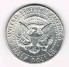 Pièce des Etats-Unis, Half Dollar, United States OF America 1968 D Kennedy, monnaie en argent en très bon état.