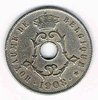 Pièce de Belgique 25 centimes Koninkrijk-Belgie année 1908,  en cuivre-nickel, état superbe.