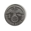 Pièce 2 Reichsmark 1939 argent Paul Von Hindenburg Président
