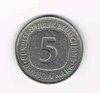 Pièce Allemagne 5 Deutsche Mark 1975 G Bundesrepublik, état de conservation T.T.B.