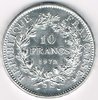 Pièce de 10 Francs argent 900% Hercule debout 1972 Promo