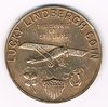 Médaille Lucky Lindbergh Coin 1927 First Flight New York