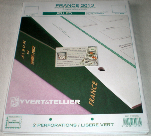Jeu F.O France 2013 1re partie timbres 1er semestre 2013