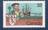 Timbre émission commune 1983. Canada N° 869 neuf** Description: Jacques Cartier. 450ème anniversaire de son 1er voyage au Canada.