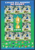 Baisse de prix. Bloc feuillet de France 1999. Réf Yvert & Tellier N° 26. neuf** gomme d'origine intacte. Description:  coupe du monde de Rugby 1999.