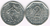 Monnaie Française: 2 Francs semeuse nickel. Date 2000. Tranche cannelée. Description: la République à gauche, sous les traits d'une semeuse drapée. Offre spéciale.