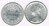 Monnaie  Reine Victoria, pièce 1 one rupee india argent , année 1900. Description: état superbe, livrée sous pochette plastique.