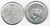 Monnaie George VI pièce 1 on rupee india argent, année 1938. Description: George VI king emperor, état superbe, sous pochette plastique.