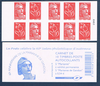 Carnet 5 timbres Lamouche + 5 timbres Marianne de Gandon