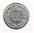 Pièce de monnaie 1/2 Francs Suisse-Helvetia, année de frappe 1971, tranche cannelée. Description: Couronne de fleurs et de divers feuilles de chêne des alpes.