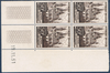 Coin daté composé de quatre timbres N° 917 intacte, type Abbaye aux hommes. Coin daté du 19 . 11 . 51 . neuf sans trace de charnière.
