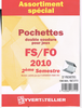 Assortiment spécial pochettes double soudure pour jeux  FS / FO 2ème semestre  2010. Réf 17111,  pochettes parfaitement adaptées aux jeux complémentaires  intérieur FS / FO.