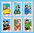 Bloc Tintin N°BF109 neuf Personnages célèbres les voyages