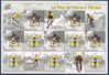 Bloc feuillet N° 59 neuf. Cyclisme le tour de France a 100ans. Jasques Anquetil 1961. Bernard Hinault 1978.