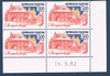Timbres de France coin daté composé de quatre timbres N° 2196 intacte, coin daté du 15 .6 .82. neuf sans trace de charnière.