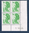 Timbres poste de France bloc de quatre timbres avec coin daté du 3. 10. 85. neuf. Réf Yvert & Tellier N° 2375, timbres Liberté de Delacroix valeur 1f.80 vert.