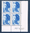 Timbres poste de France bloc de quatre timbres avec coin daté du 5. 8. 87. neuf. Ref Yvert & Tellier N° 2485, timbres Liberté de Delacroix valeur 3 f.60 bleu.