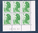 Timbres poste de France bloc de six timbres avec coin daté du 18. 06. 87. neuf. Réf Yvert & Tellier N° 2483, timbres Liberté avec lettre B vert, lot  N° 1.