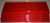 Lot 10 plateaux feutrine rouge avec couvercle alvéoles rondes