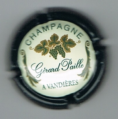 Capsule champagne Paille Gérard vert foncé.