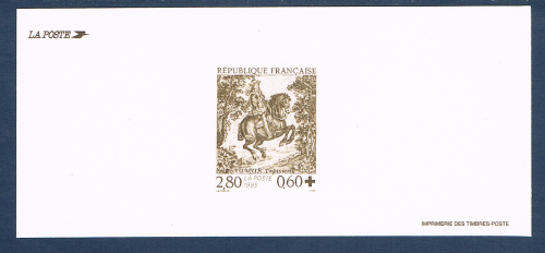 Gravure des timbres poste série Croix - Rouge. N° 2946. Descriptif: Au profit de la Croix - Rouge Française.